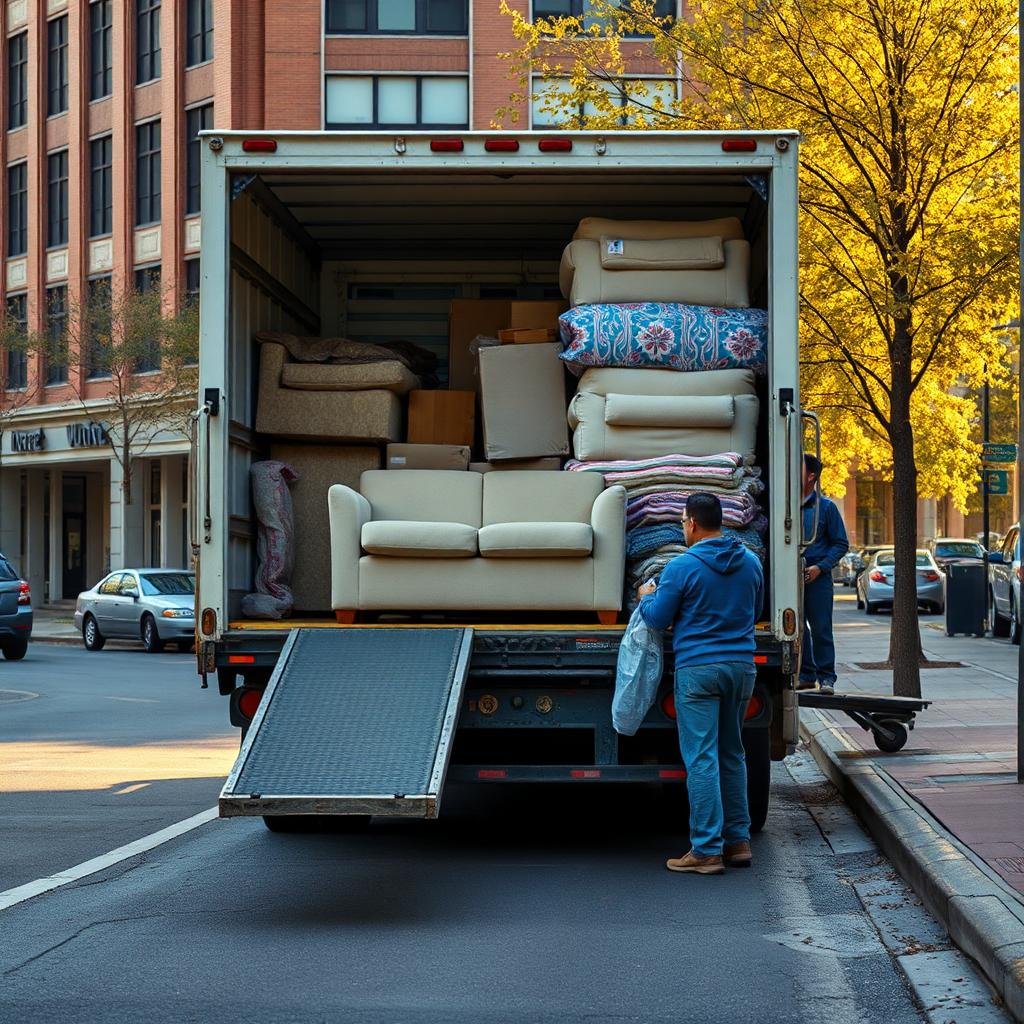 هاف لوري نقل عفش